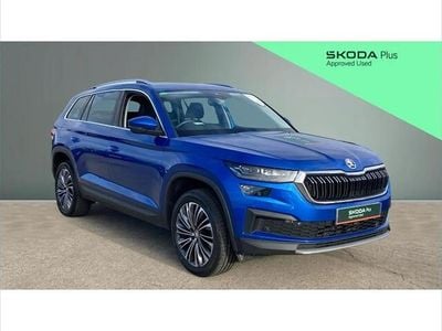 Used Skoda Kodiaq SE L Executive 150 HP (110 kW) 2023 Blue SUV
