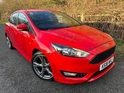 Used Ford Focus ST-Line X 120 HP (88 kW) 2018 Red Hatchback
