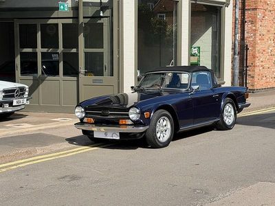 Used Triumph TR6 150 HP (110 kW) 1973 Blue Cabriolet