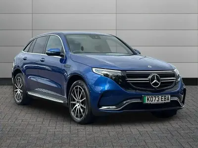 Used Mercedes EQC400 AMG line 300 kW (408 HP) 2023 Spectral blue SUV