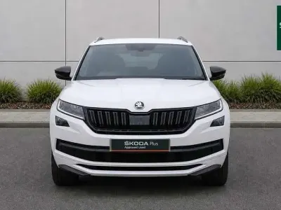 Used Skoda Kodiaq SportLine 187 HP (137 kW) 2018 White SUV