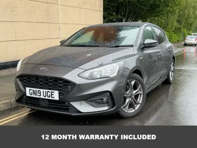 Used Ford Focus ST-Line 125 HP (91 kW) 2019 Grey Hatchback