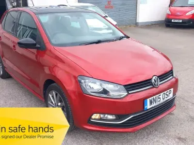 Usado VW Polo Design 2015 Rojo Utilitario