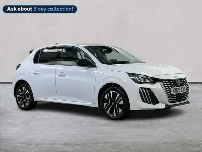 Used Peugeot 208 Allure 100 HP (73 kW) 2025 White Hatchback