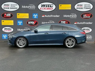 Używany Mercedes CLA200 Shooting Brake AMG line 163 KM (119 kW) 2022 Niebieski Kombi