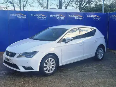 Begagnad Seat Leon SE 110 HK (80 kW) 2014 Vit Halvkombi