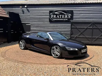 Used Audi R8 Spyder Design 525 HP (386 kW) 2014 Black Cabriolet