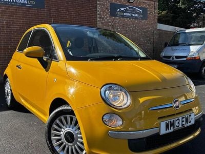 Used Fiat 500 Lounge 69 HP (50 kW) 2013 Yellow Hatchback
