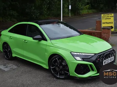Used Audi RS3 400 HP (294 kW) 2023 Green Sedan