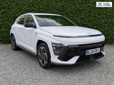 Used Hyundai Kona N Line 141 HP (103 kW) 2024 White SUV