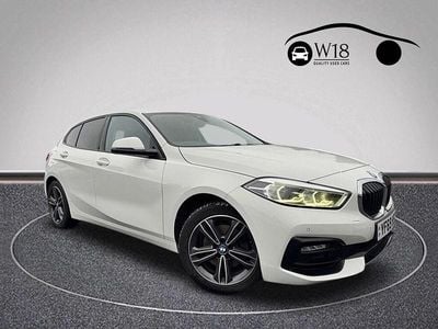 Used BMW 118 Sport Line 2019 White Hatchback
