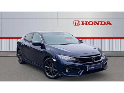 Used Honda Civic EX 126 HP (92 kW) 2021 Blue Hatchback