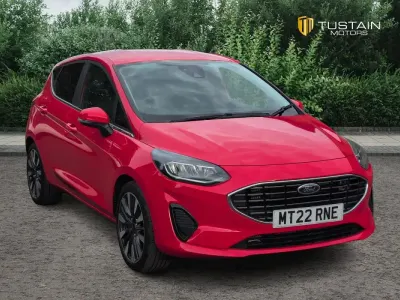 Used Ford Fiesta Titanium 125 HP (91 kW) 2022 Red Hatchback