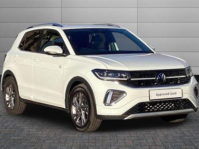 White Used 2024 VW T-Cross R-line SUV | £25,095 (A bit pricey)