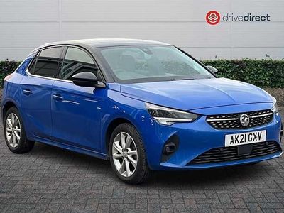 Used Vauxhall Corsa Elite 100 HP (73 kW) 2021 Blue Hatchback