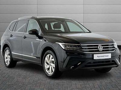 Black Used 2024 VW Tiguan Allspace Life SUV | £24,490 (Fair price)