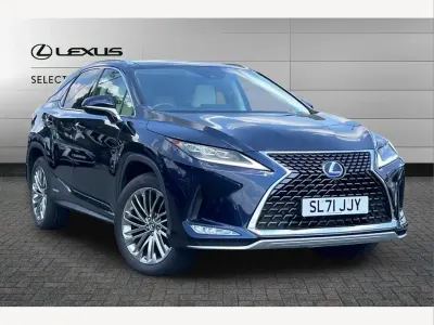 Used Lexus RX450h 308 HP (226 kW) 2021 Blue SUV