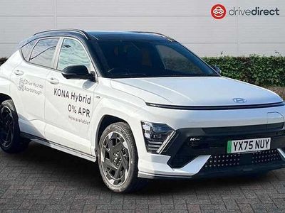 Pearl serenity white Used 2025 Hyundai Kona N Line SUV | £34,386