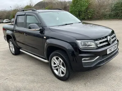 Begagnad VW Amarok Highline 2017 Svart Pickup