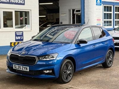 Race blue metallic New 2025 Skoda Fabia Design Edition Hatchback | £17,995 (Fair price)