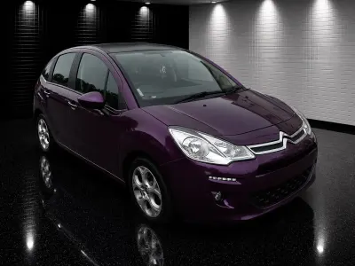 Usado Citroën C3 PureTech 68 HP (50 kW) 2016 Roxo Citadino