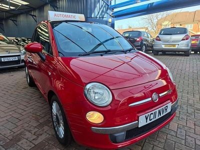 Usado Fiat 500 Lounge 69 HP (50 kW) 2011 Vermelho Citadino
