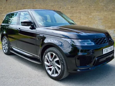 Used Land Rover Range Rover Sport Autobiography Dynamic 404 HP (297 kW) 2021 Santorini black SUV