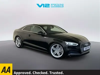 Used Audi A5 S-Line 150 HP (110 kW) 2019 Black Coupe