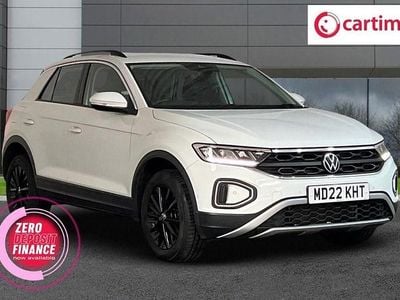 White Used 2022 VW T-Roc Life SUV | £19,750 (Good price)
