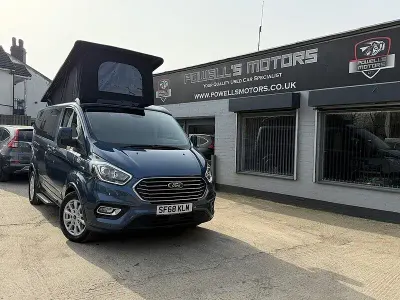 Used Ford Tourneo Custom Titanium 130 HP (95 kW) 2018 Blue Van