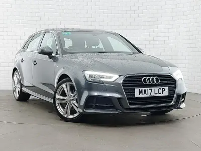 Usado Audi A3 S-Line 150 CV (110 kW) 2017 Gris Utilitario