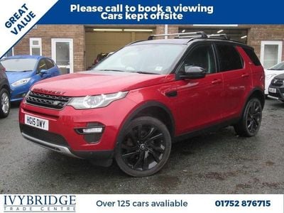 Red Used 2015 Land Rover Discovery Sport HSE Luxury SUV | £9,795 (Fair price)
