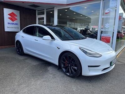 Used Tesla Model 3 Performance 461 kW (627 HP) 2020 White Sedan