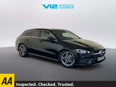 Used Mercedes CLA180 AMG line 136 HP (100 kW) 2019 Black Coupe