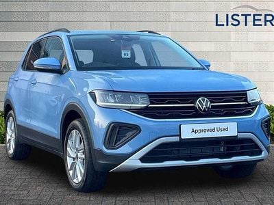 Clear blue metallic New 2025 VW T-Cross Match SUV | £20,985 (Fair price)