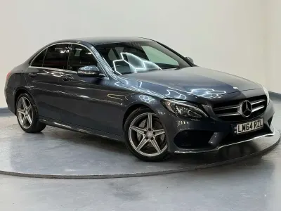 Used Mercedes C220 AMG line 170 HP (125 kW) 2014 Grey Sedan