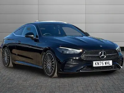 Used Mercedes CLE450 AMG Line Premium 397 HP (291 kW) 2025 Obsidian black Coupe