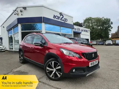 Used Peugeot 2008 GT-line 100 HP (73 kW) 2018 Red SUV