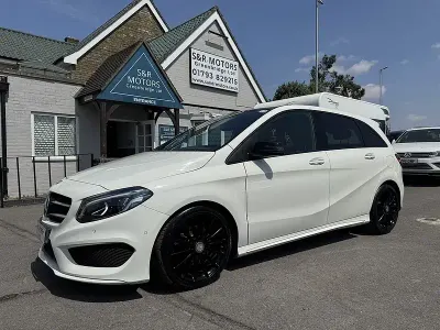Used Mercedes B200 AMG Line Premium Plus 2016 White Hatchback