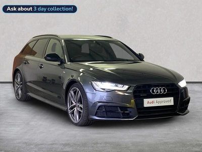 Used Audi A6 Black Edition 252 HP (185 kW) 2018 Grey Estate