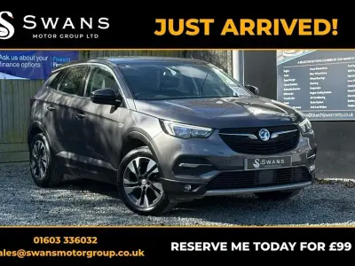 Used Vauxhall Grandland X Sport 130 HP (95 kW) 2019 Grey SUV