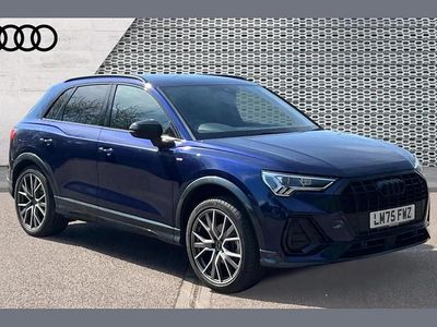 Used Audi Q3 Black Edition 150 HP (110 kW) 2025 Blue SUV