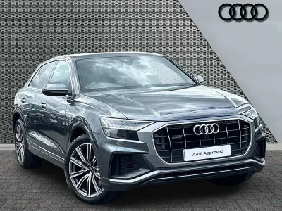 Used Audi Q8 S-Line 340 HP (250 kW) 2022 Grey SUV