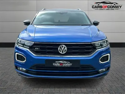 Used VW T-Roc R-line 150 HP (110 kW) 2020 Blue SUV