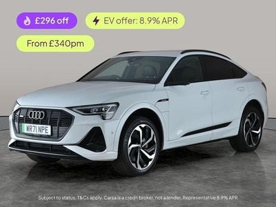 Used Audi e-tron Black Edition 300 kW (408 HP) 2022 White SUV