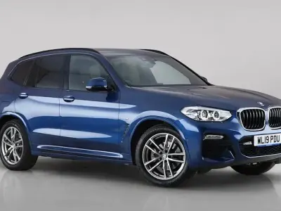 Used BMW X3 M Sport 184 HP (135 kW) 2019 Blue SUV