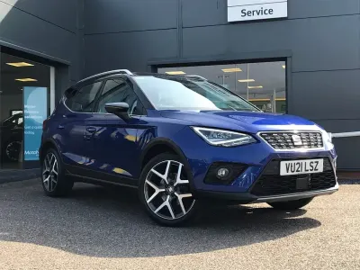 Used Seat Arona XCELLENCE Lux 110 HP (80 kW) 2021 Blue SUV