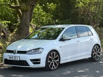 Used VW Golf VII R 300 HP (220 kW) 2015 White Hatchback