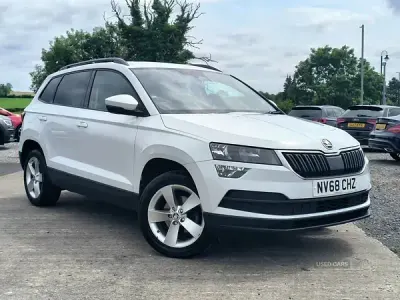 Used Skoda Karoq SE 116 HP (85 kW) 2018 White SUV