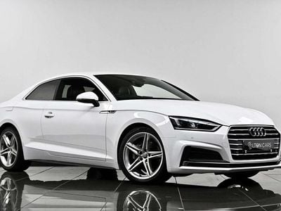 Begagnad Audi A5 S-Line 190 HK (139 kW) 2018 Vit Sportkupé